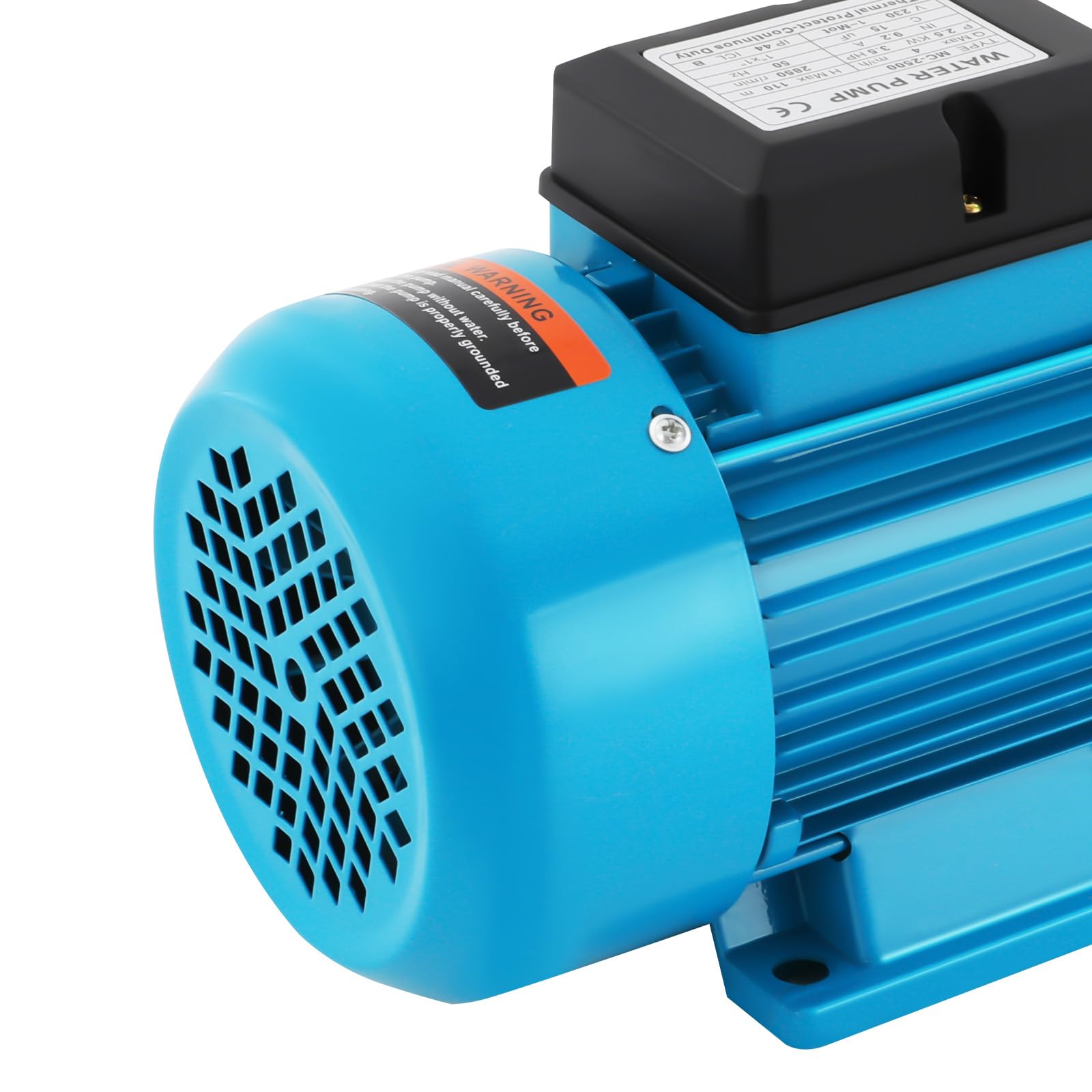 Pompa wirnikowa ze stali nierdzewnej, 2500 W, 2850 obr./min, samozasysająca pompa ogrodowa, pompa wodna 220 V, wysokość tłoczenia 110 m, IP44, pompa do studni do gospodarstwa domowego i rolniczego