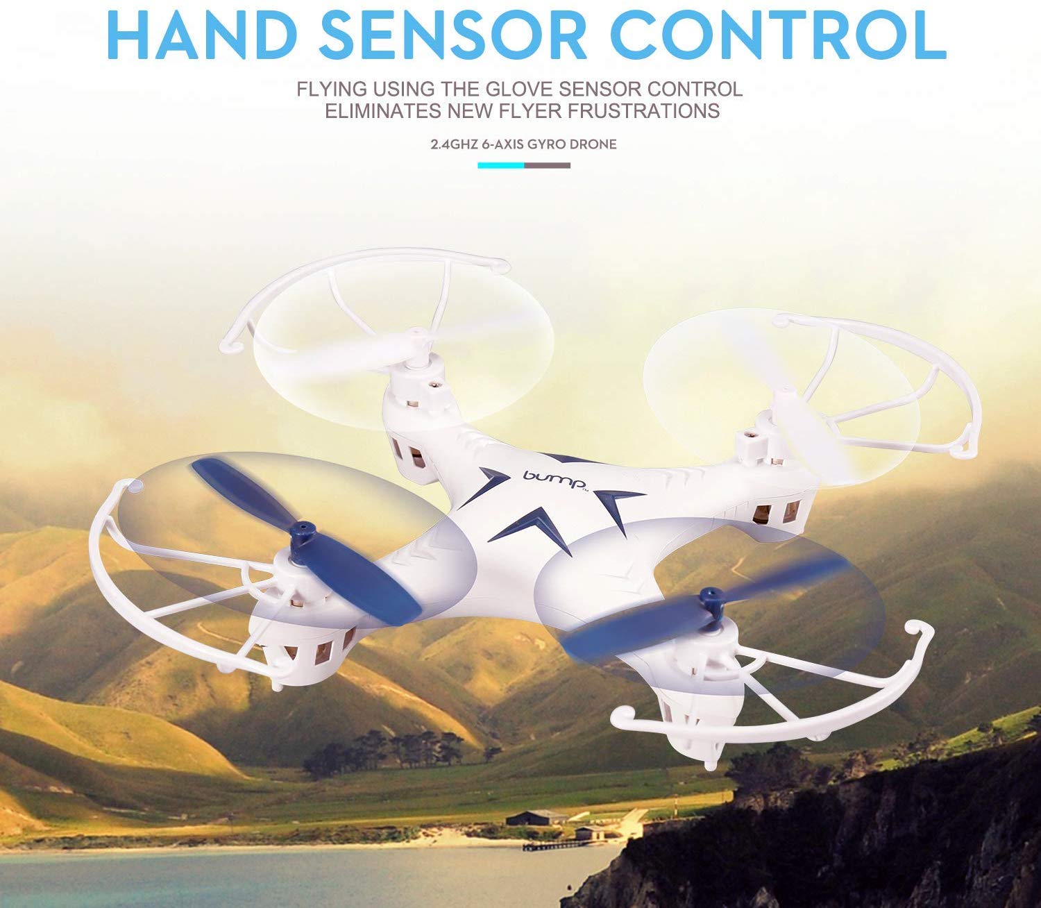 Buy Bump F3 Ezee Hand Sensor Control Series Mini Drone 2.4GHz, 6 Axis