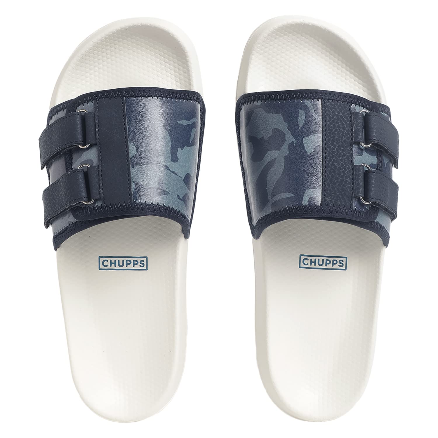 CHUPPS Bandwidth Valcro Slider for Men (10UK, Navy Camo), FOAM6 Upper Technology (6mm Foam) Snug Fit with ERGOX PLUS Footbed (Contoured & Cushioned) for Super Comfort Flip Flop Slipper (B0C4SV68Q7) Amazon Price History, Amazon Price Tracker