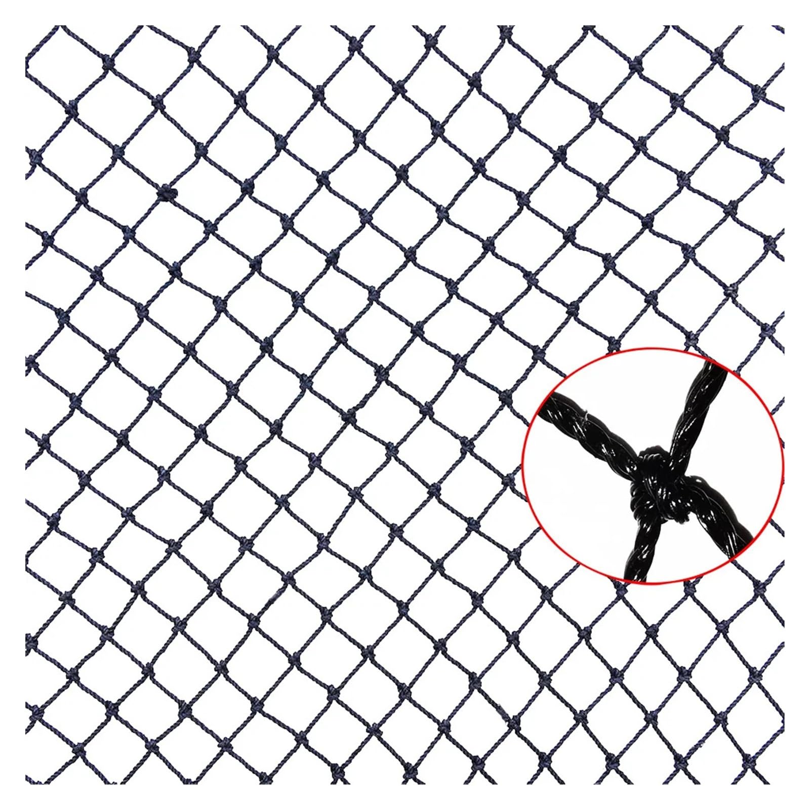 LYVQZPWLRRéseau anti-oiseau en nylon, Filet anti-oiseaux noir robuste for clôture de jardin et cultures, filet de protection anti-oiseaux, cerfs, chats, chiens, poulets, filet de pêche(3mx5m,3cmx3cm C