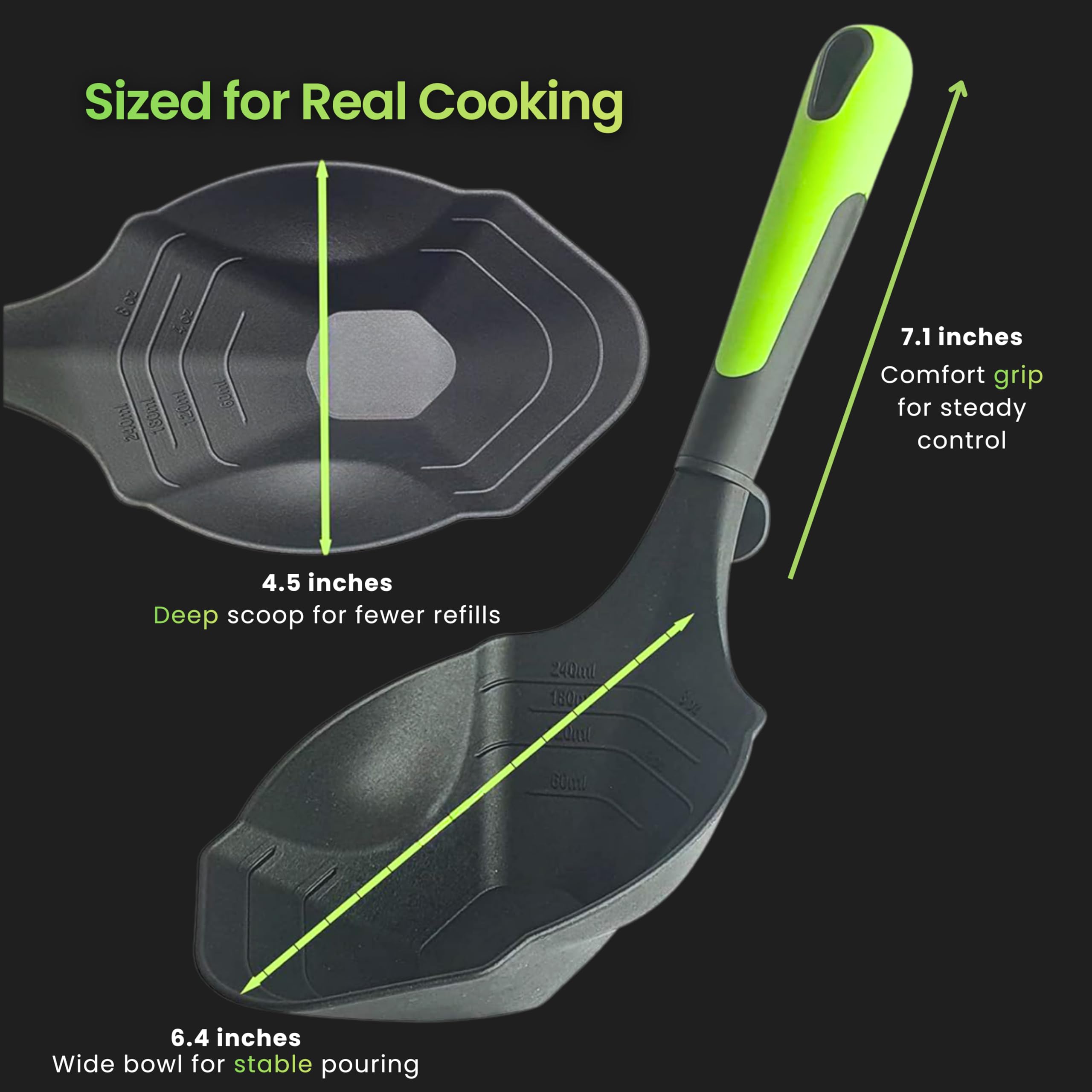 Supa Ant Soup Ladle - Heat Resistant & BPA-Free -6 Supa Ant Soup Ladle - Heat Resistant & BPA-Free -6