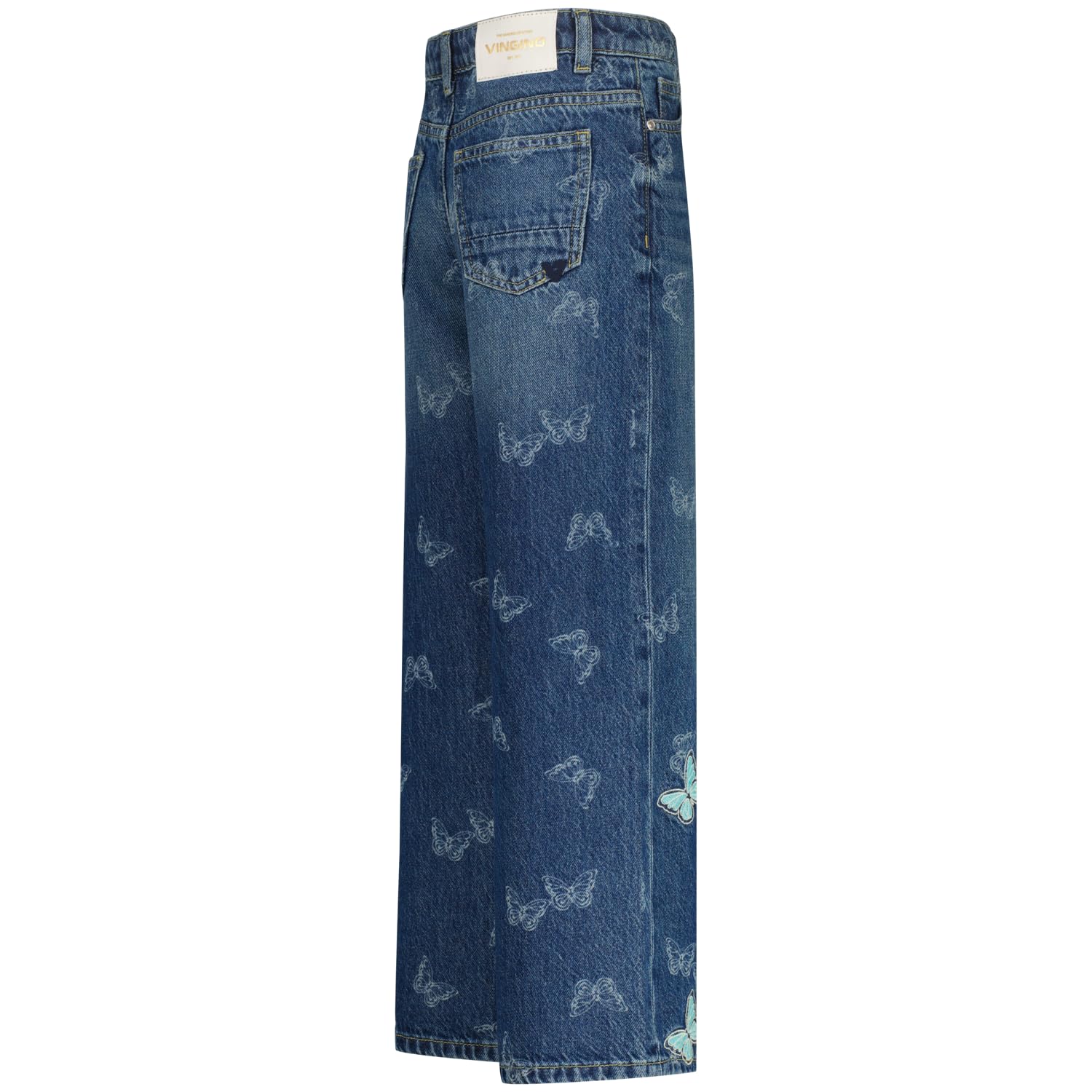 Vingino Mädchen Cassie Butterfly Jeans