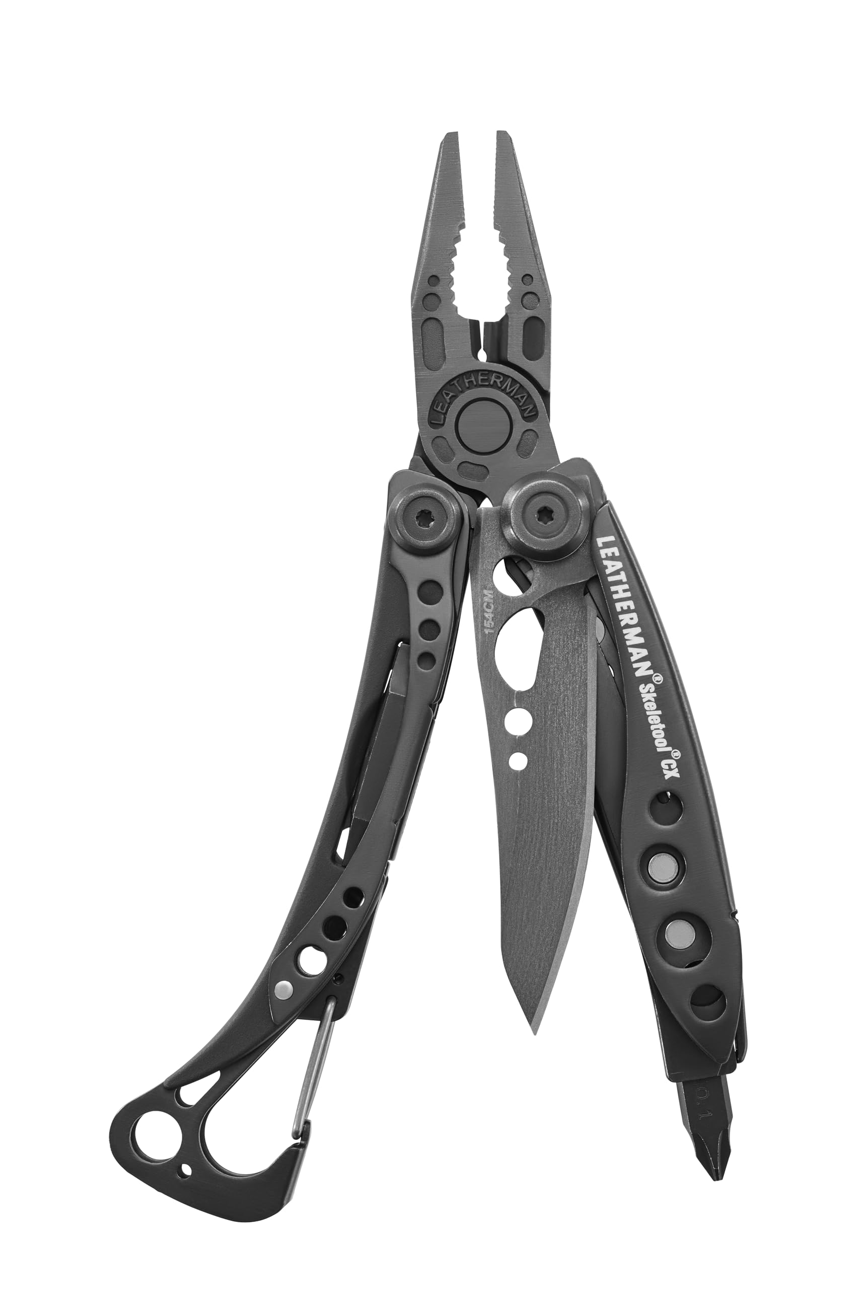 Leatherman Skeletool CX - 7-in-1 Camping & Survival Multi-Tool, Stainless Steel, Made in USA, Onyx
