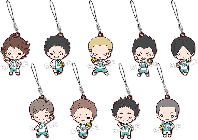 Amazon タカラトミーアーツ にとたん ハイキュー 青葉城西高校 ユニフォーム ラバーマスコット Box商品 全9種 9個入り ラバー製 アニメ 萌えグッズ 通販