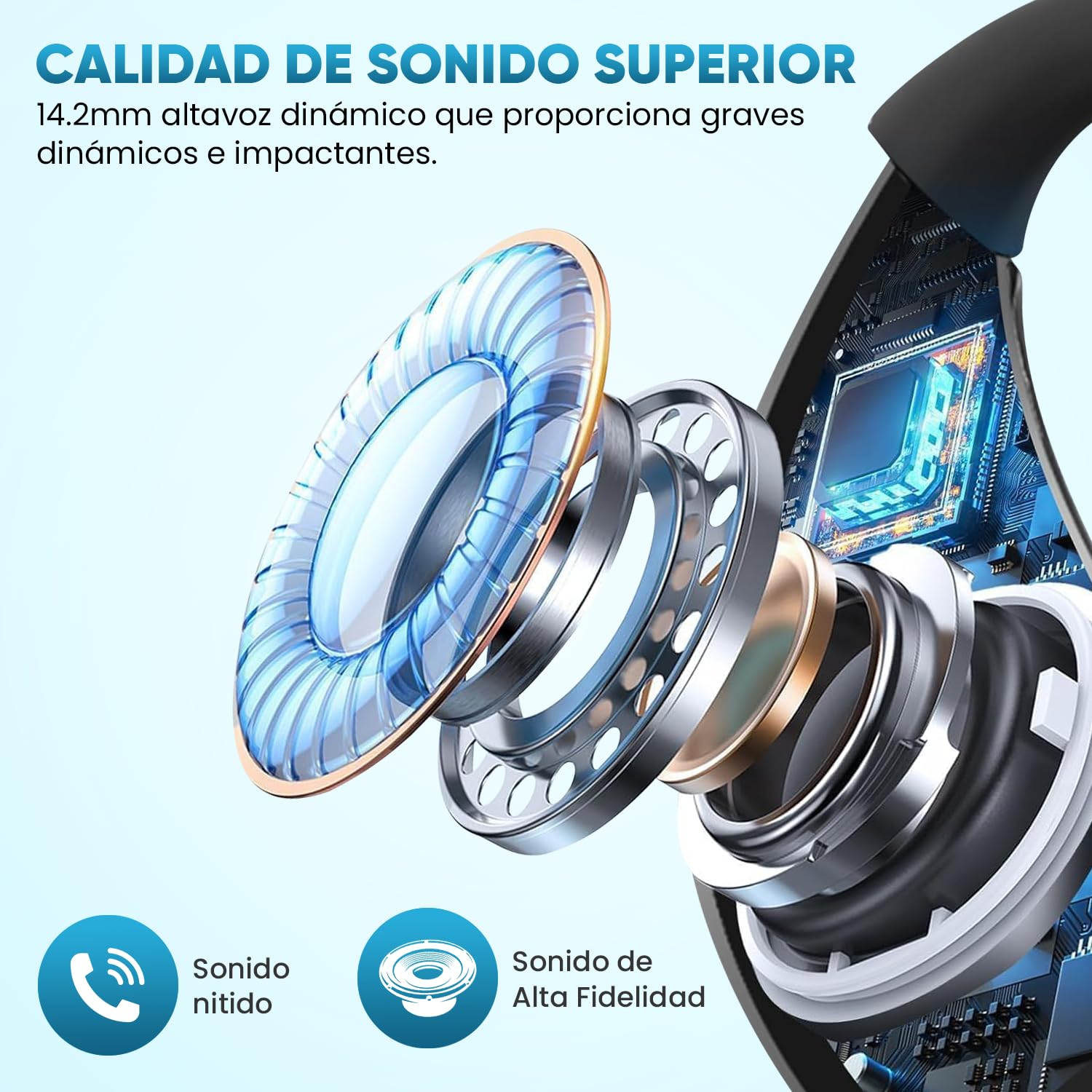 Auriculares Traductores Inteligentes en Tiempo Real, 3 en 1 con Asistente de Reuniones, Traducción de Voz y Texto en 150 Idiomas, Bluetooth 5.4 con Estuche de Carga–Viajes, Negocios y Entretenimiento