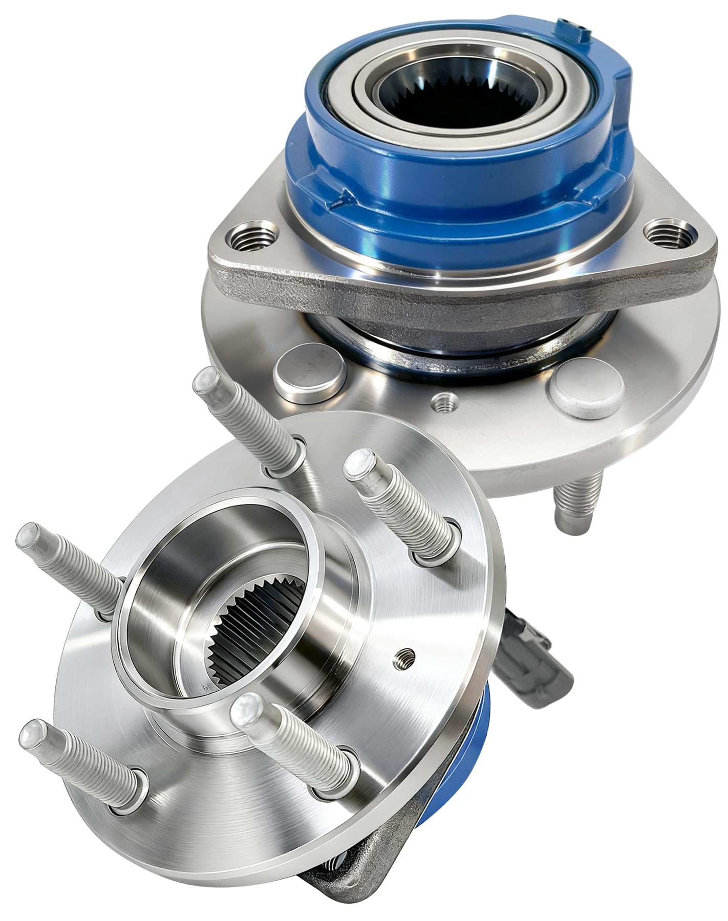 Photo 1 of 2 Pcs 513121 Front Wheel Hub Bearing Assembly Compatible with Chevy Impala Lucerne Venture,for Cadillac DTS Eldorado Deville Seville for Buick Century Regal,for Pontiac Montana Grand Prix, 5 Lug w/ABS