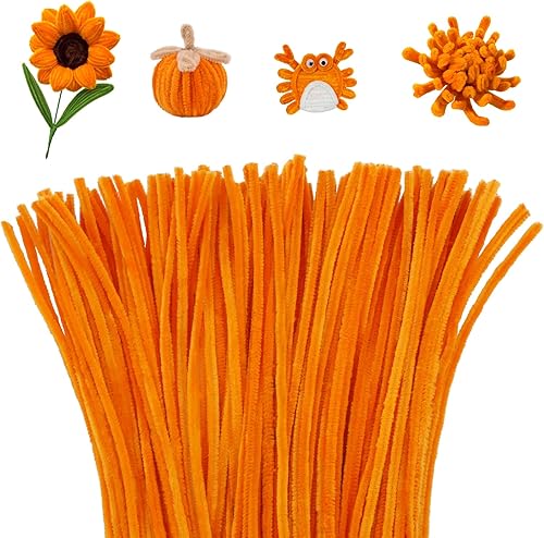 Miniatura 8 de Mnuizu 200 tallos de felpilla para manualidades, palitos peludos, suministros de manualidades de Navidad para bricolaje y decoración de manualidades