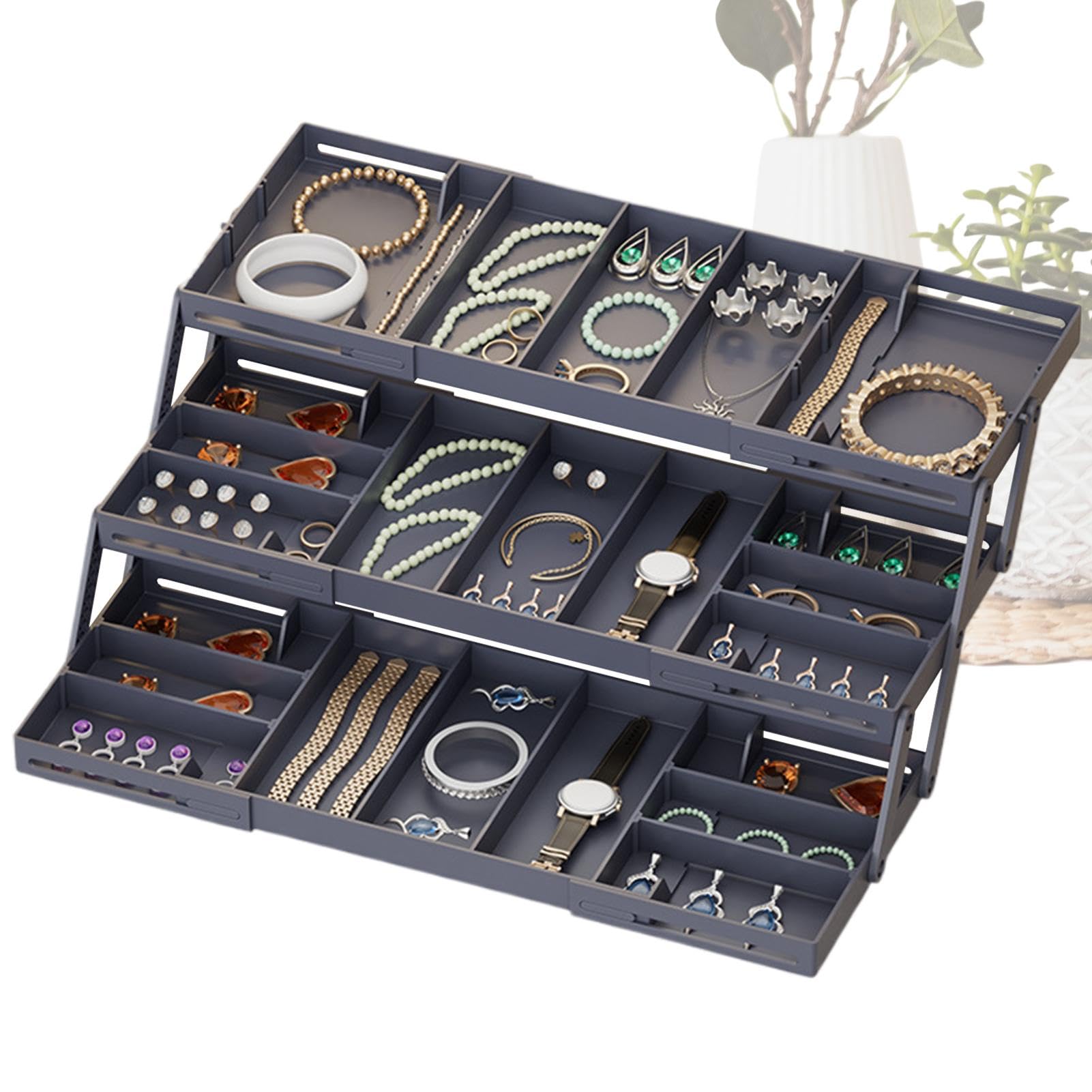 Set organizer per cassetti: include 6 contenitori da 9 x 6, 10