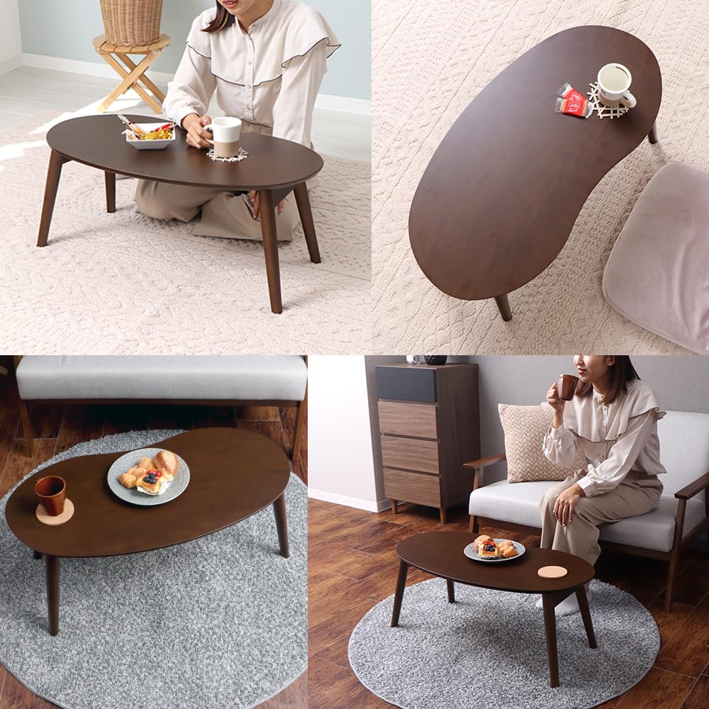 【新品】ヤマソロ Jiffy 豆型折れ脚テーブル ブラウン 82-467 Amazon.co.jp: ヤマソロ ローテーブル 折りたたみ 折れ脚 木製 木目 豆