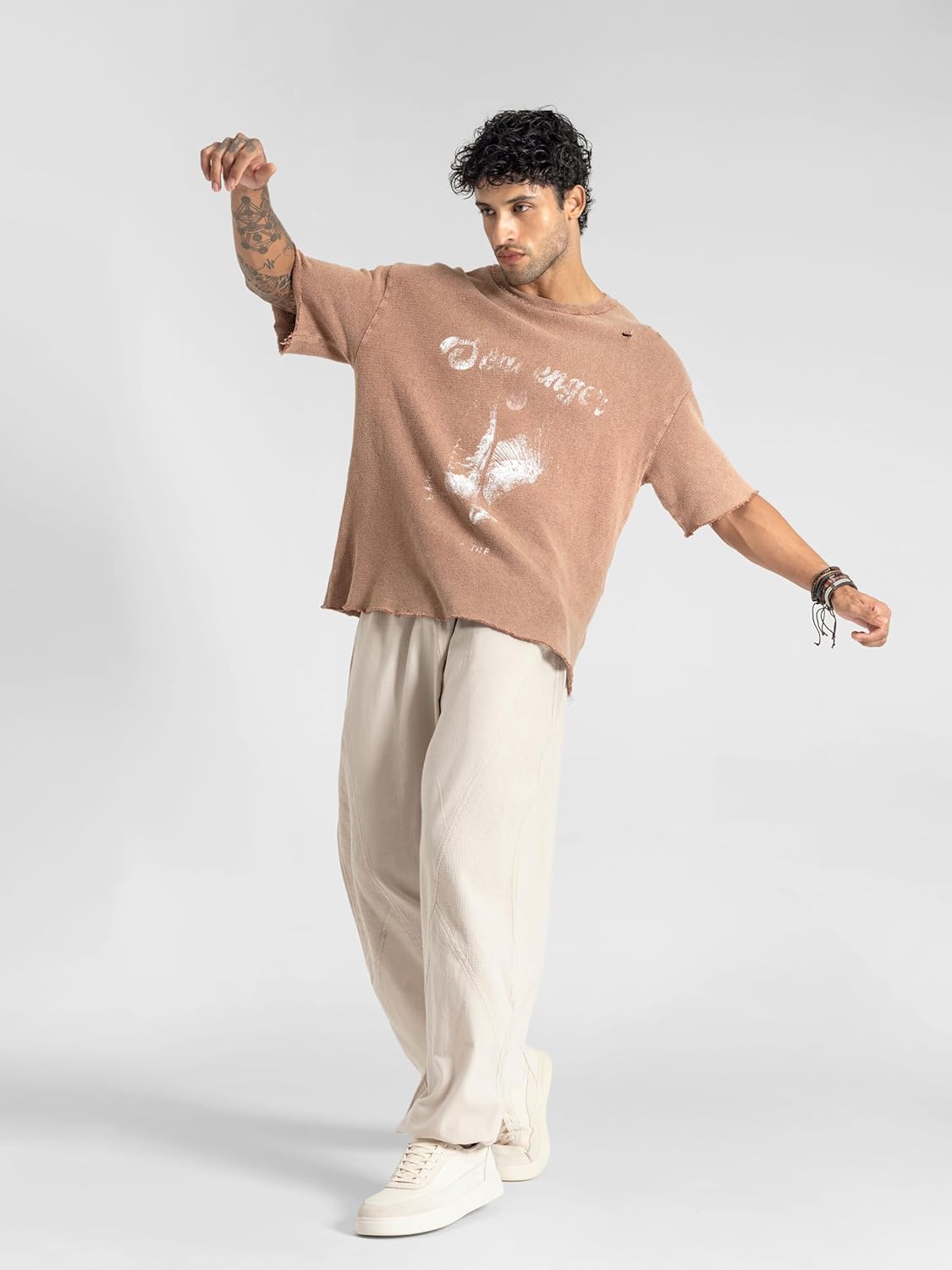 The Veshti Company Men’s Cotton Jogger Pants – Lightweight Casual Travel Pants – Fit Drawstring Trousers