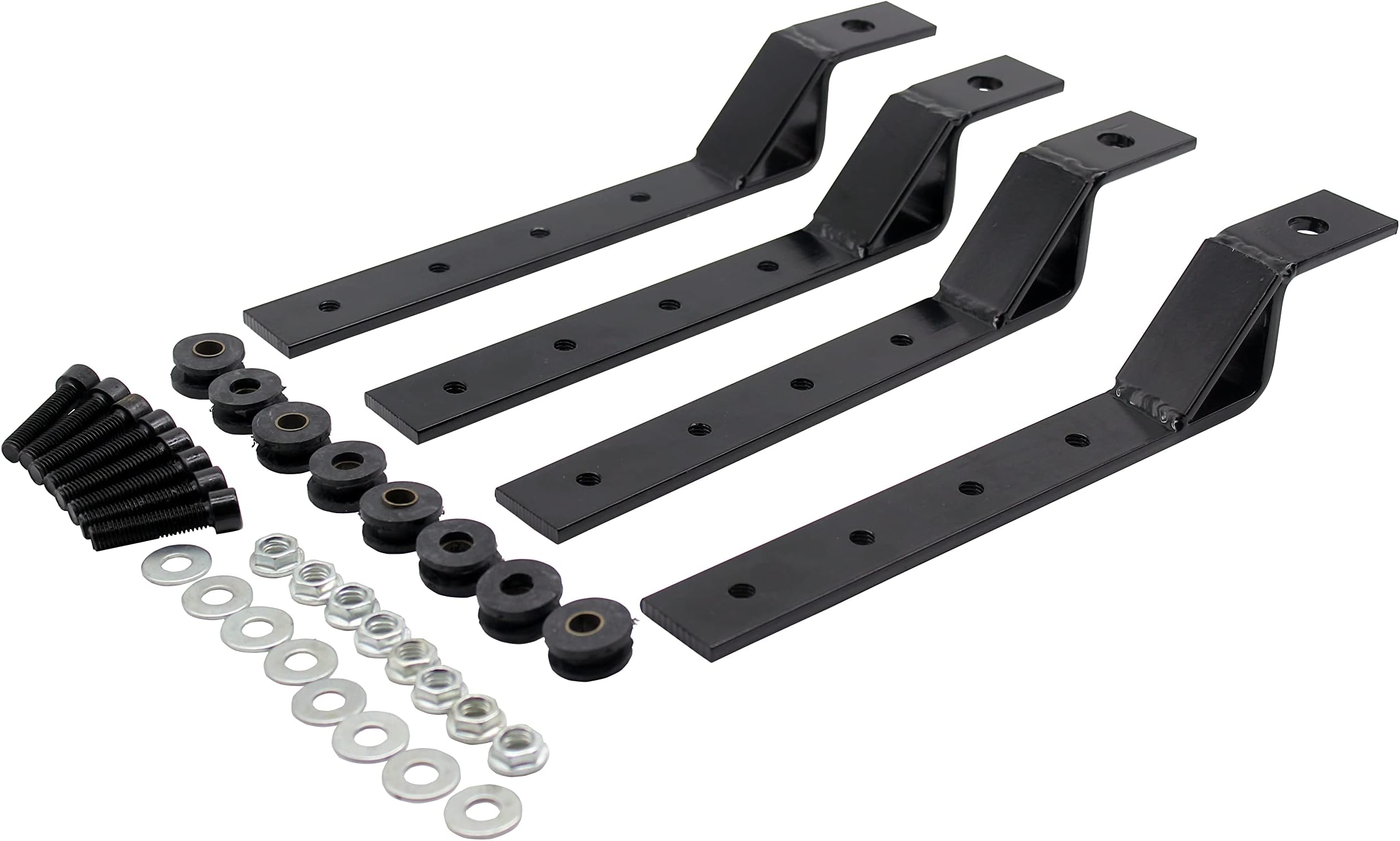 YHMOTO Motorcycle Universal Saddlebag Mounting Bracket Adjustable Hard Saddle Bag Mounting Bracket Kit