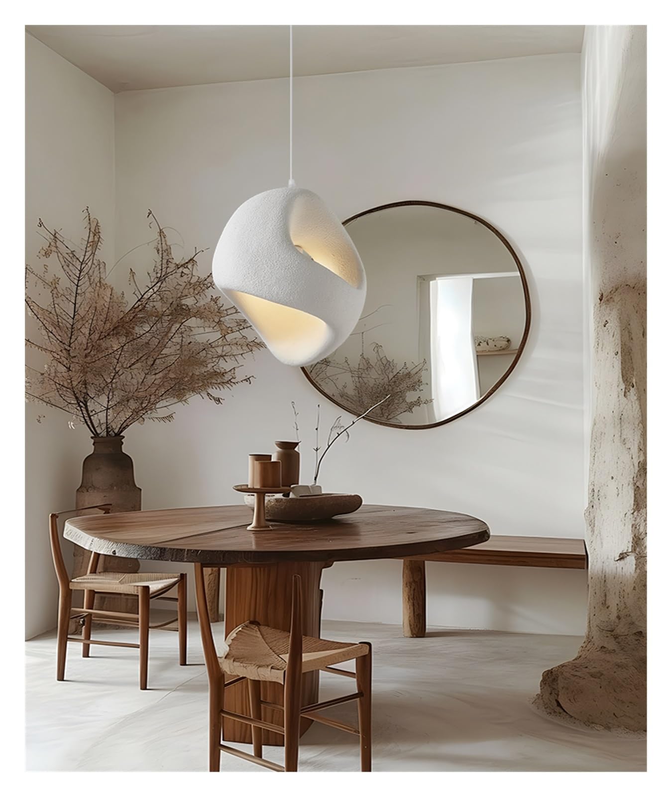 Lampadario per Scale in Stile Nordico, Semplice, Creativo, Duplex, per Decorazione Domestica, apparecchio di Illuminazione a LED (C - Grigio, modificabile)