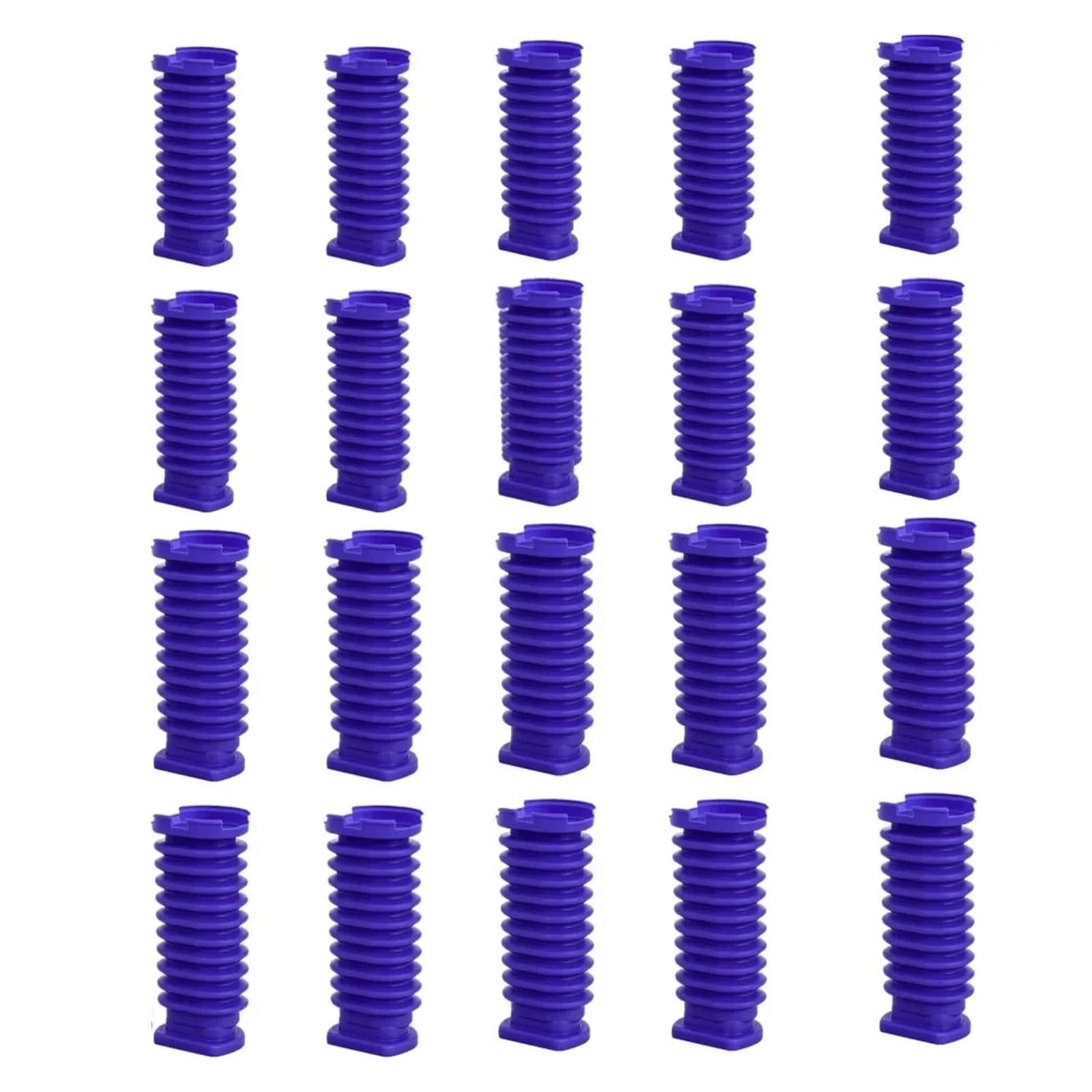 EEZII Blue Hose Replacement，Compatible For Dyson， V8 Slim/V10 Slim/V12 Slim/V15 Slim/SV18/SV20/SV10K Vacuum Cleaner Accessories(20pcs)