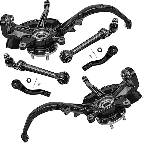 Miniatura 138 de Detroit Axle - Kit de brazos de control delanteros de 6 piezas para Toyota Corolla 2014-2019, 2 brazos de control inferiores con rótulas, 2 varillas