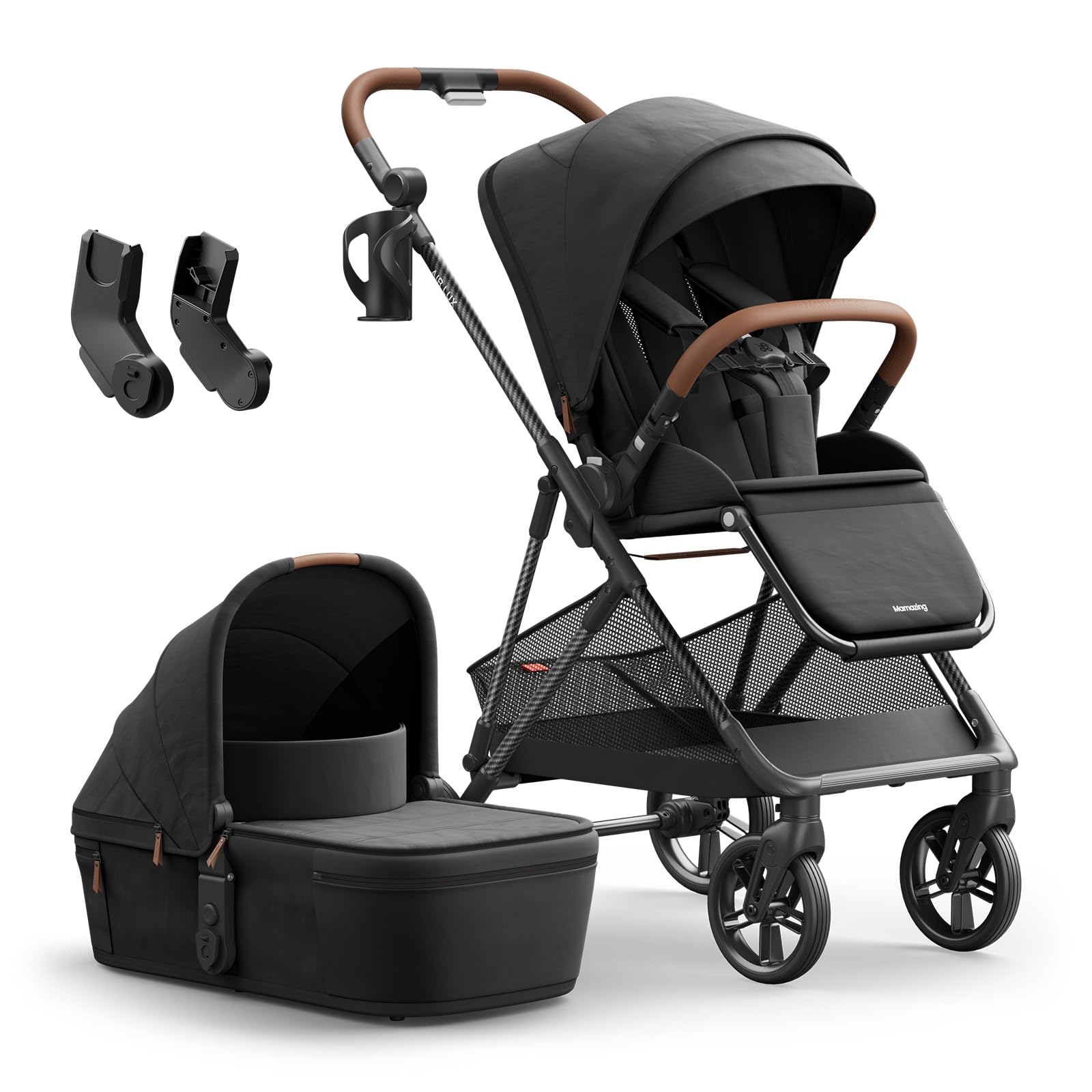 Amazon.com : Mamazing Air Lux Baby Stroller with Bassinet from