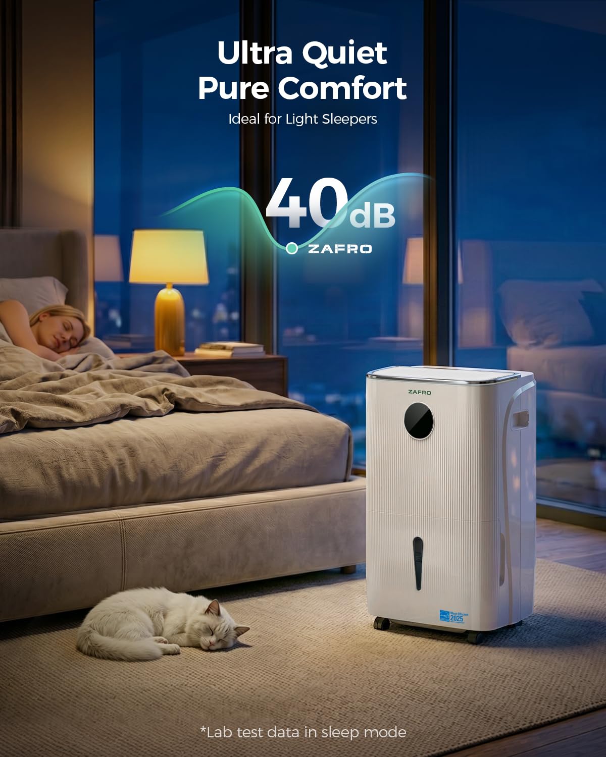 ZAFRO 7500 Sq. Ft Dehumidifier - Max 150 Pints -8 ZAFRO 7500 Sq. Ft Dehumidifier - Max 150 Pints -8