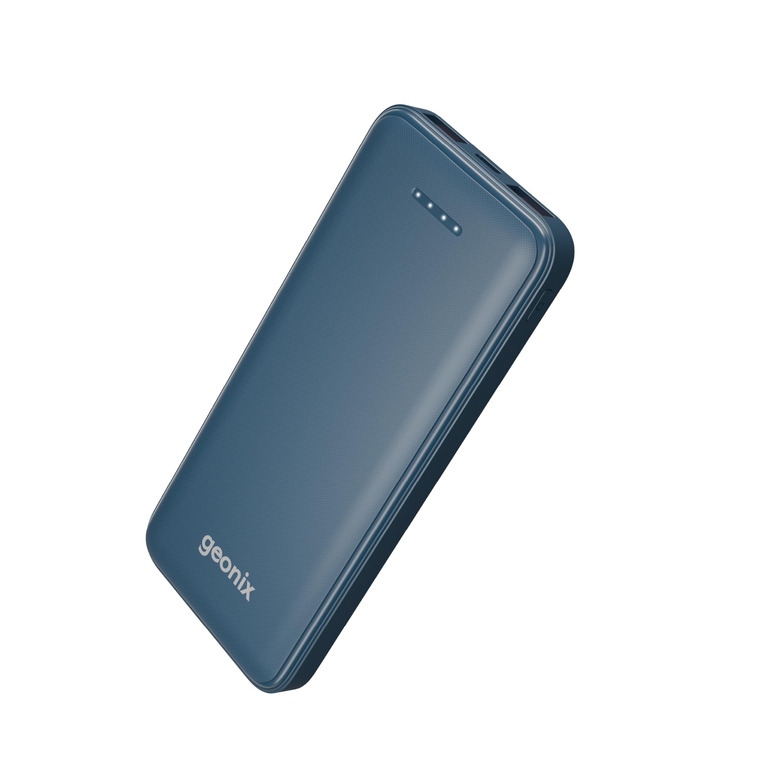 Geonix Helio R100 10000 mAh 22.5W Fast Charging Power Bank, Ultra Slim Power Bank with USB-A Output, Type C PD Output, Type C Input, Wake Up Button, 1 Year Warranty, Blue-image-47