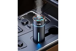 Car Diffuser Humidifier with Colorful Light and Auto Shut-Off