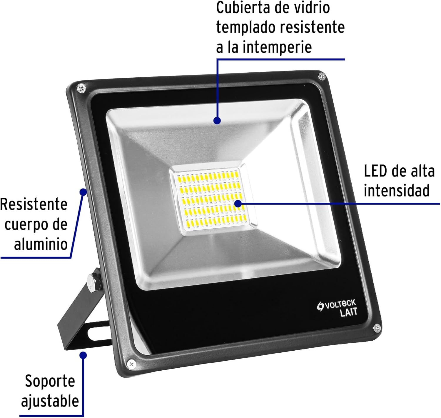 Slim LED reflector, 30 W