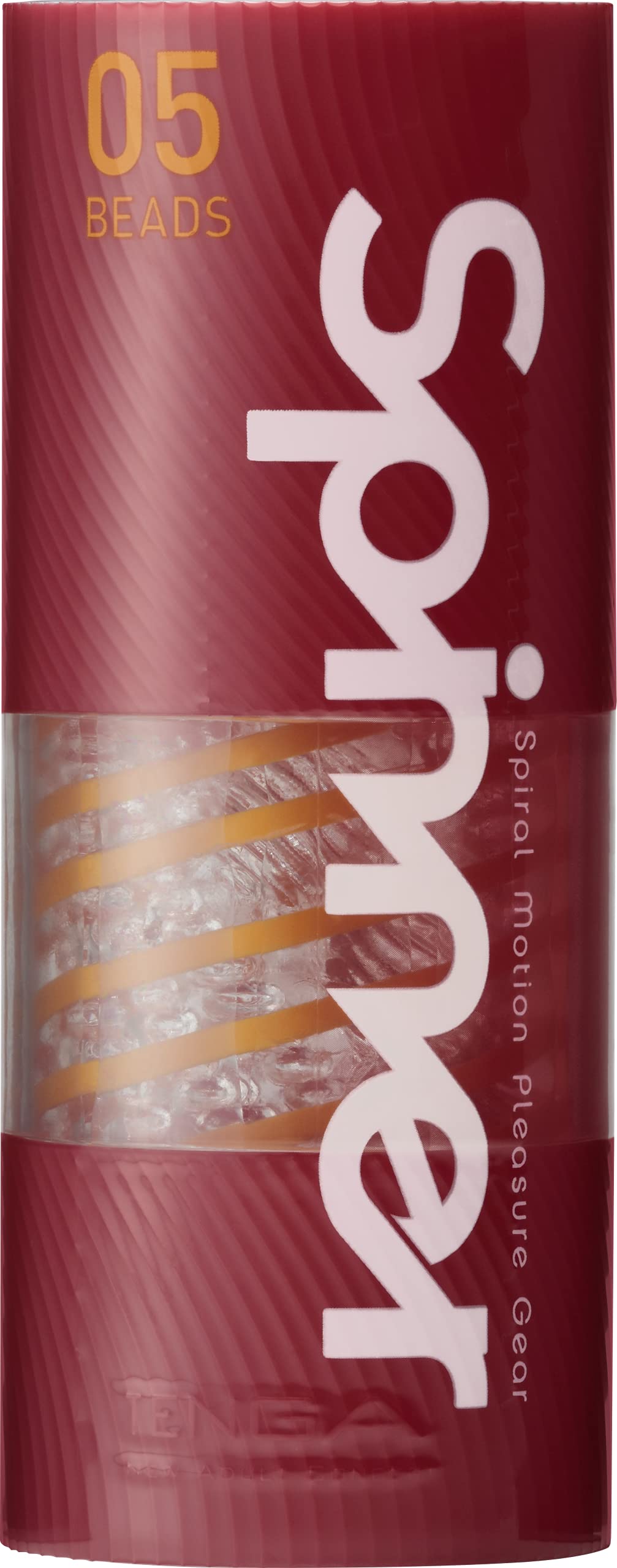 TENGA Spinner 01 Tetra- Male Sex Toys Spiral Motion Masturbator Adult Toys| Reusable TPE Flesh Material, Made in Japan: BEADS-05