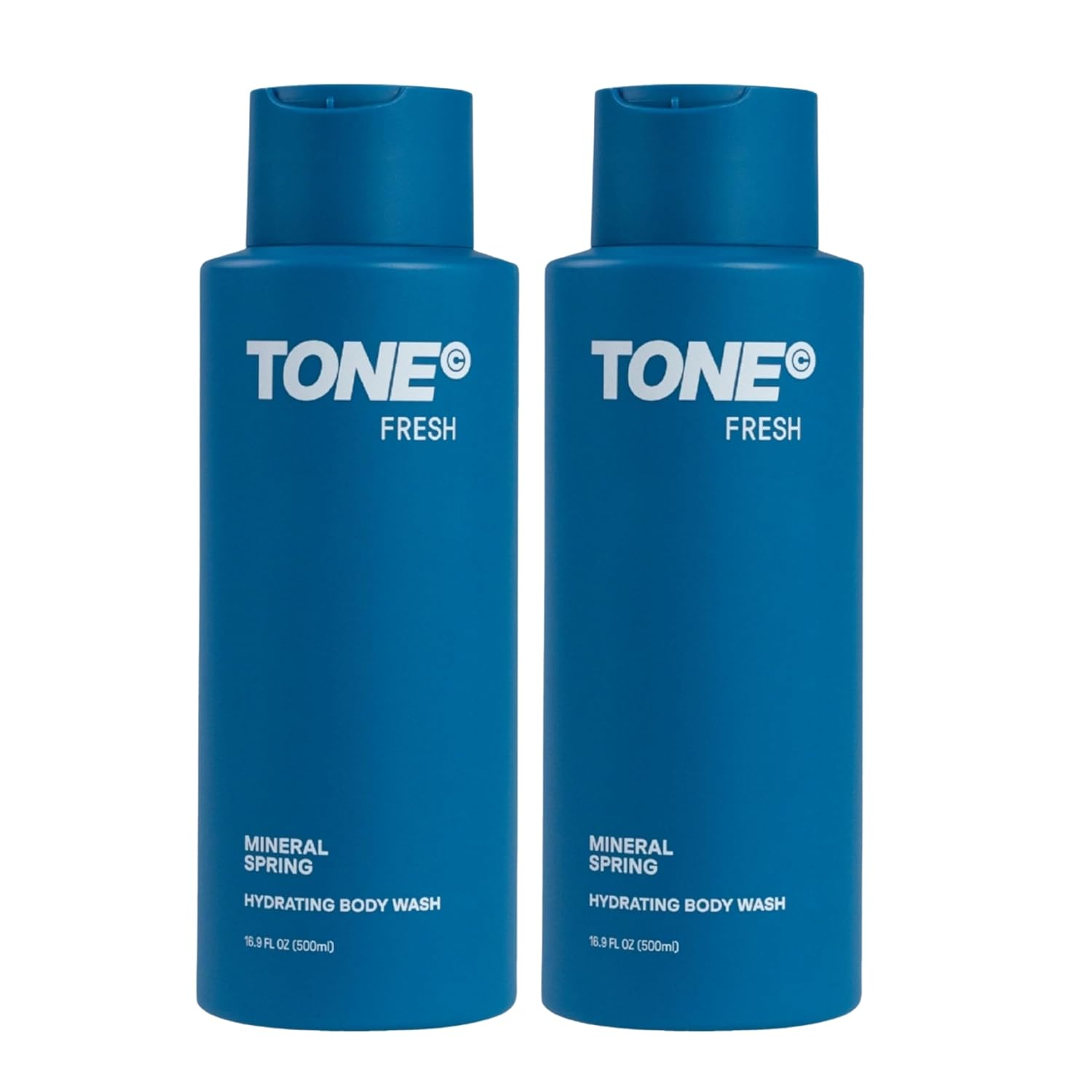 TONE Hydrating Body Wash, Fresh, Coconut-derived Cleansers Leaves Skin Clean, Moisturized & Refreshed, Long-lasting Iconic Scent, Suitable for All Skin Types, Dermatologist-Tested, 16.9 oz (2 Pack)