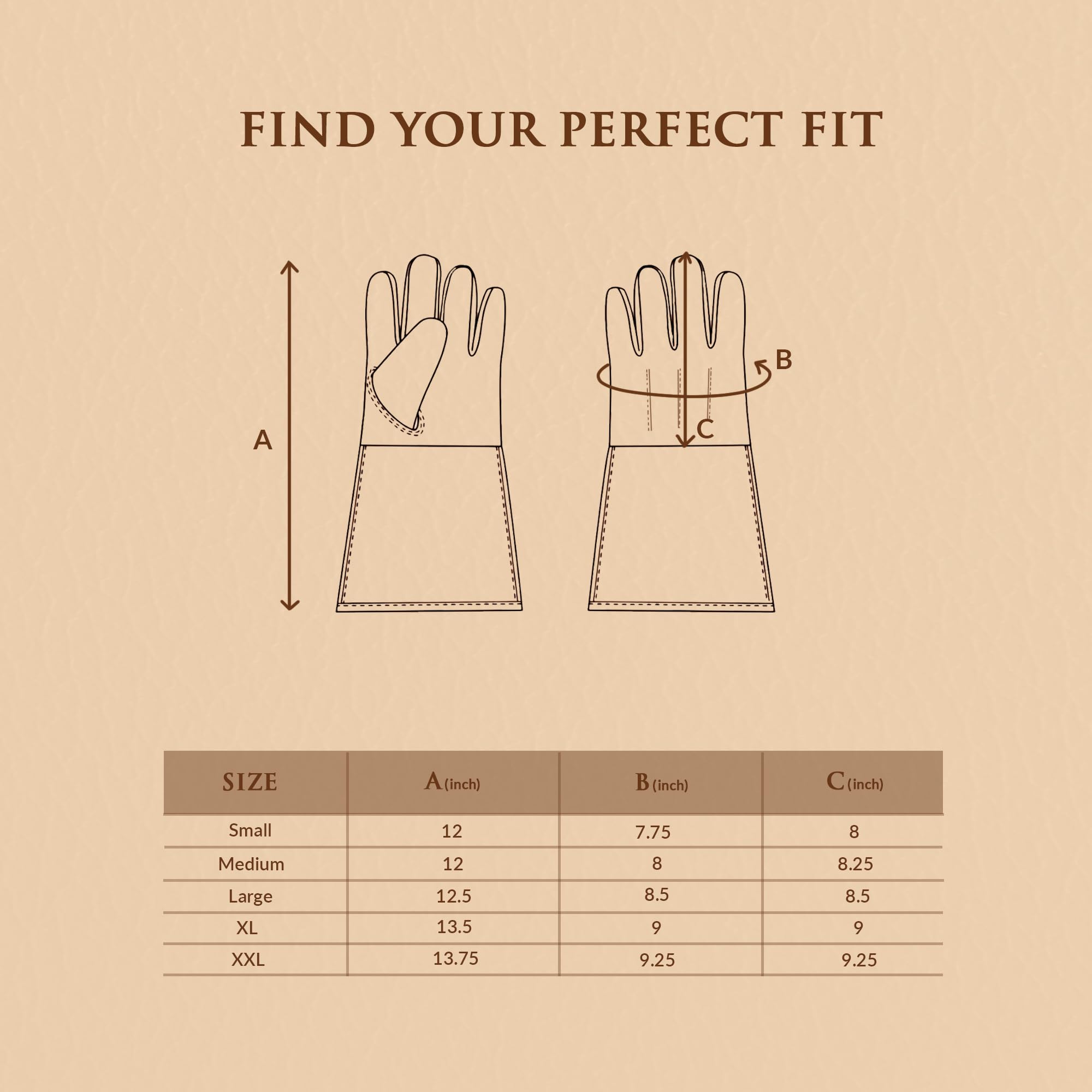 Gants en cuir de mouton véritable pour homme et femme - Style médiéval Renaissance