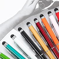 Vista 3 de Bolígrafos personalizados con nombre, icono, logotipo, texto, bolígrafo personalizado con lápiz capacitivo para iglesia de negocios, 100