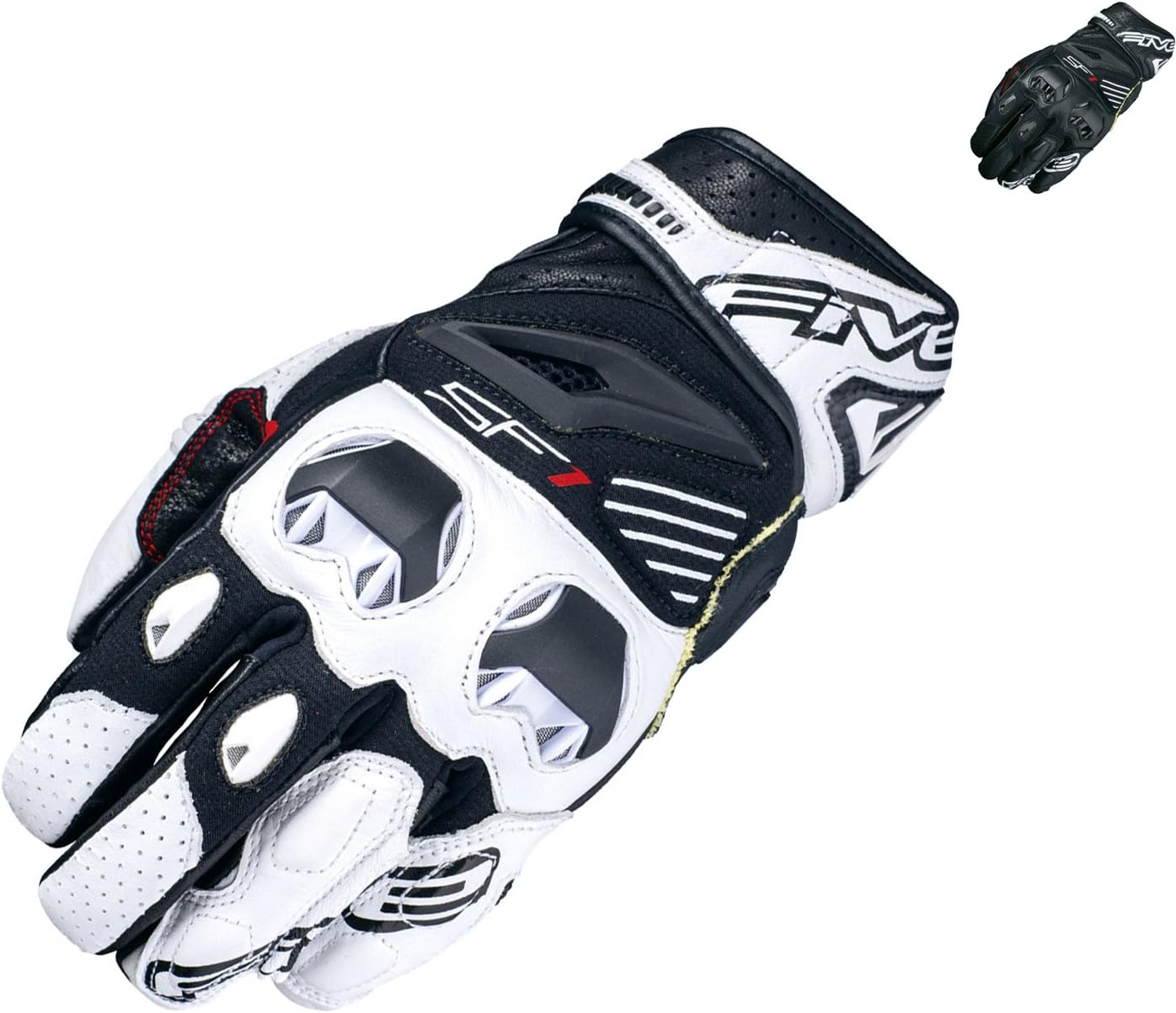 Five SF1 Leather Motorcycle Gloves Amazon.co.uk Automotive