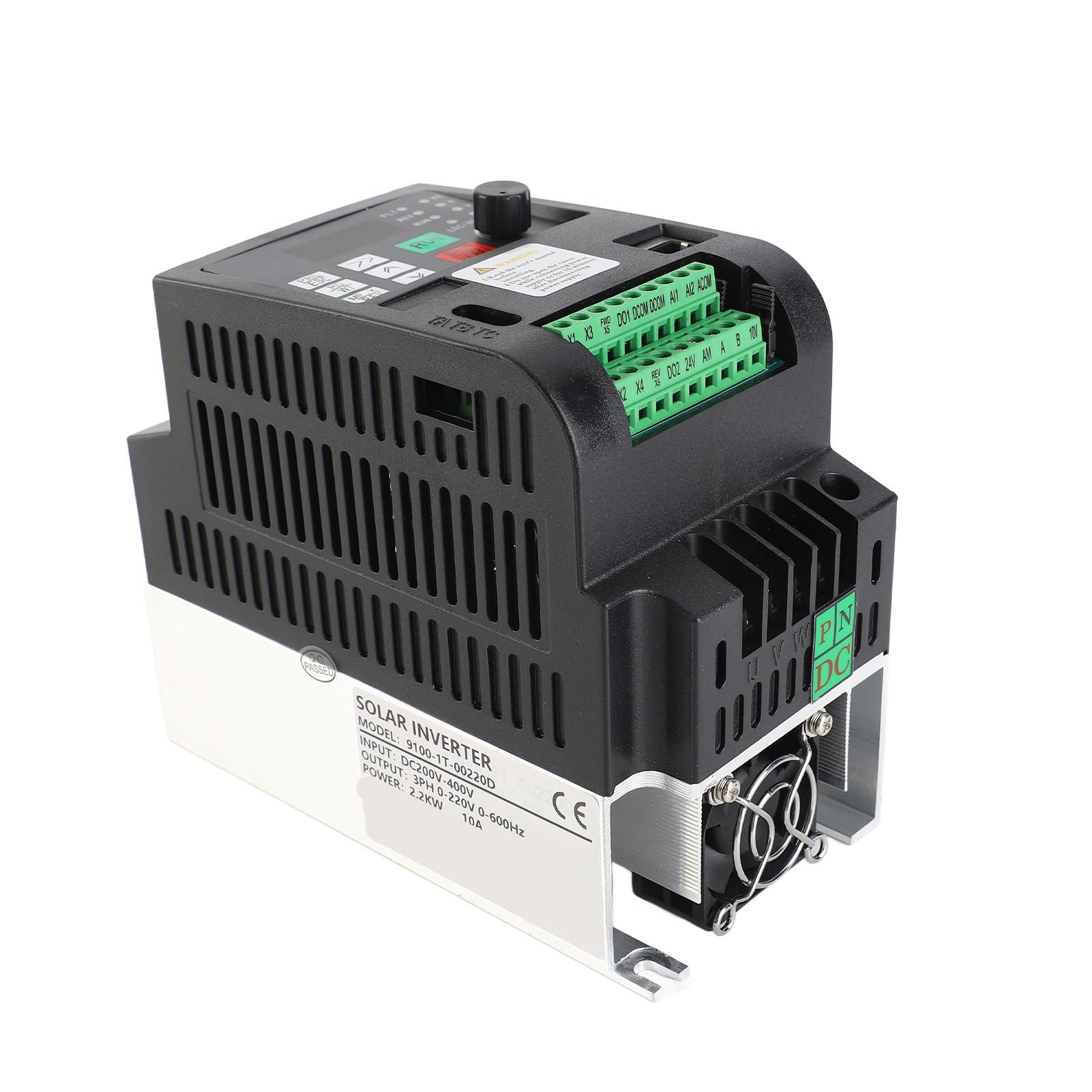 Falownik solarny PV, sterowanie PWM DC, 200 V-400 V, wejście trójfazowe AC 0-220 V (2,2 kW)