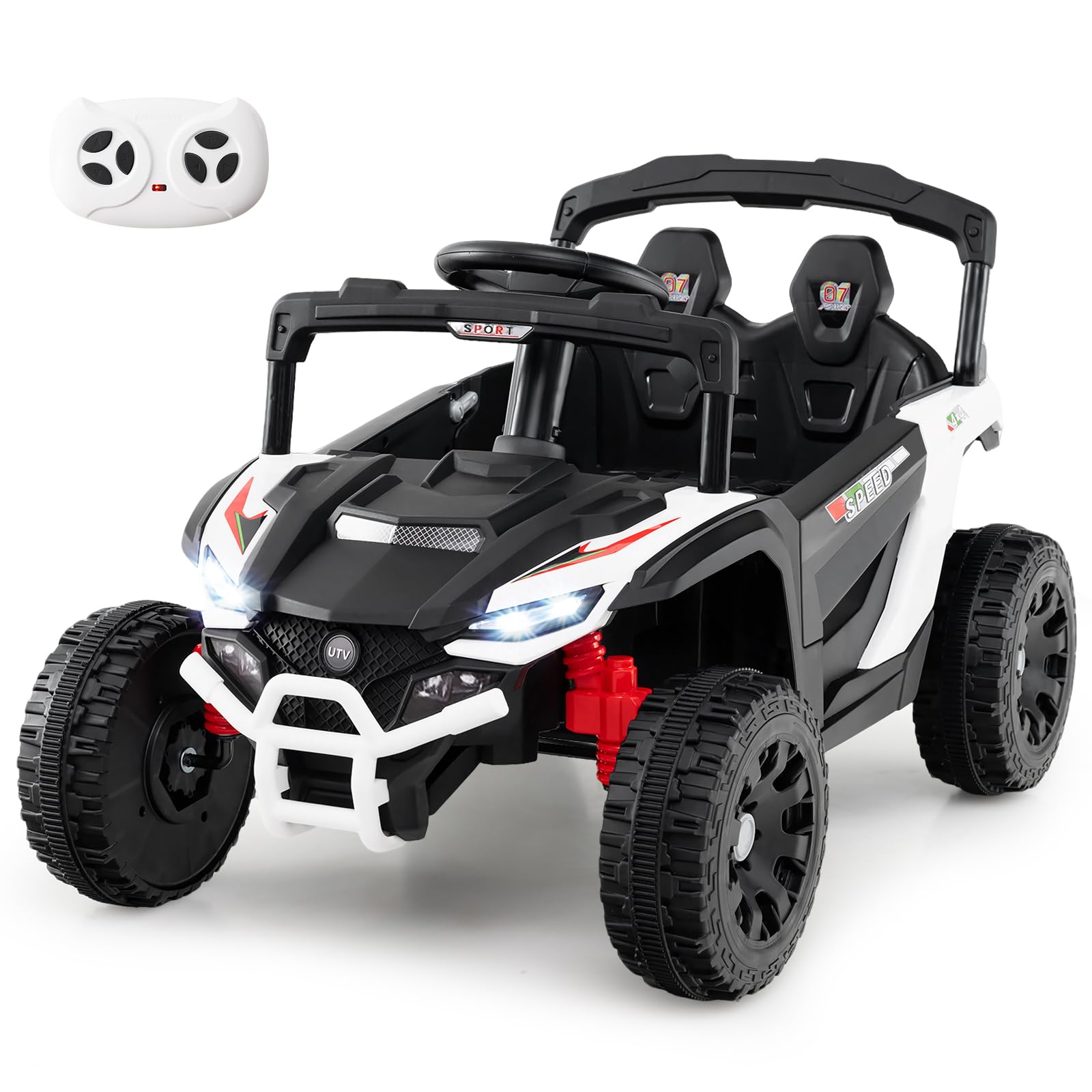 Voitur lctriqu nfants 2 plac télécommand quad 4x4 lctriqu nfants 12v avc démarrag