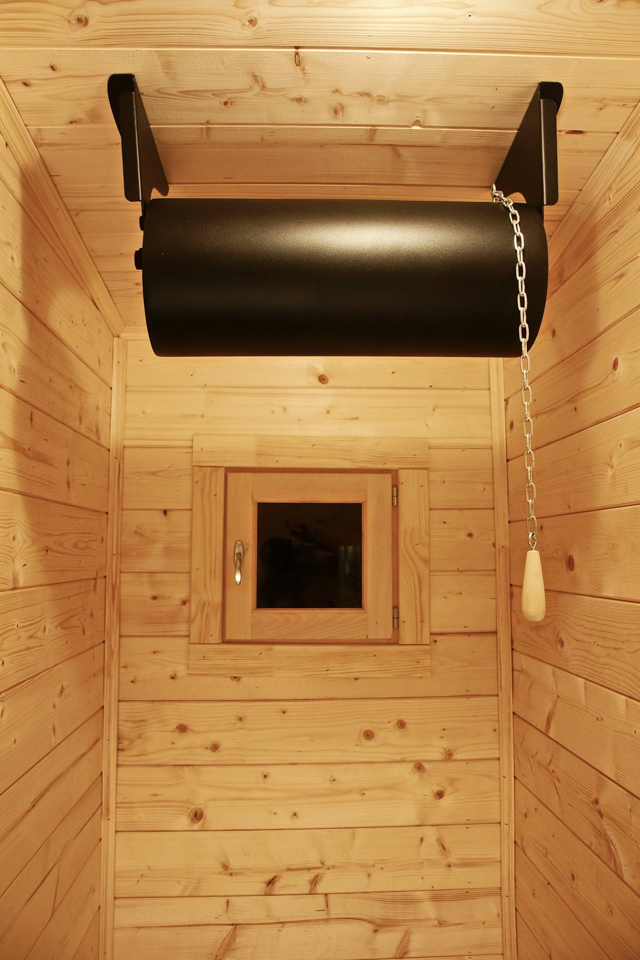 Saunainter Ducha de acero inoxidable para sauna, 16 litros, montable, recarga automática, ducha de cubo, accesorios para sauna