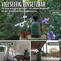 Heimfleiss 5 Literes Nyomáspermetező - Kerti és Autómosó Permetezőpalack, Állítható Vállpánttal, 3 Bar Nyomással, Sárgaréz Szórófejjel, Növé 6