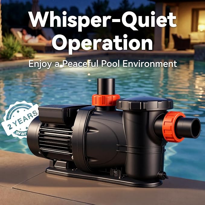 Bomba periférica para piscina LEO 2HP 115V flujo alto miniatura 6