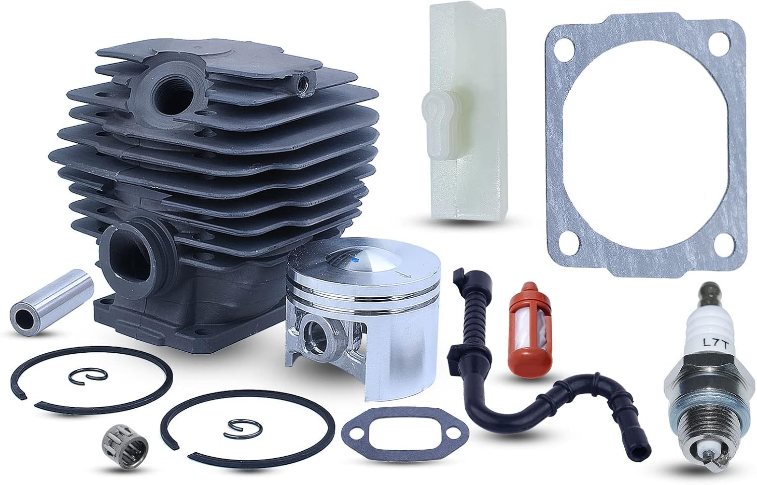 Cylinder Piston Gasket Kit 46mm For Stihl 028 Super AV WB Chainsaw 1118 020 1203, Cylinder Piston Kit, Fuel Line, Fuel Filter, Spark Plug, Cylinder Gasket, Muffler Gasket, Needle Bearing