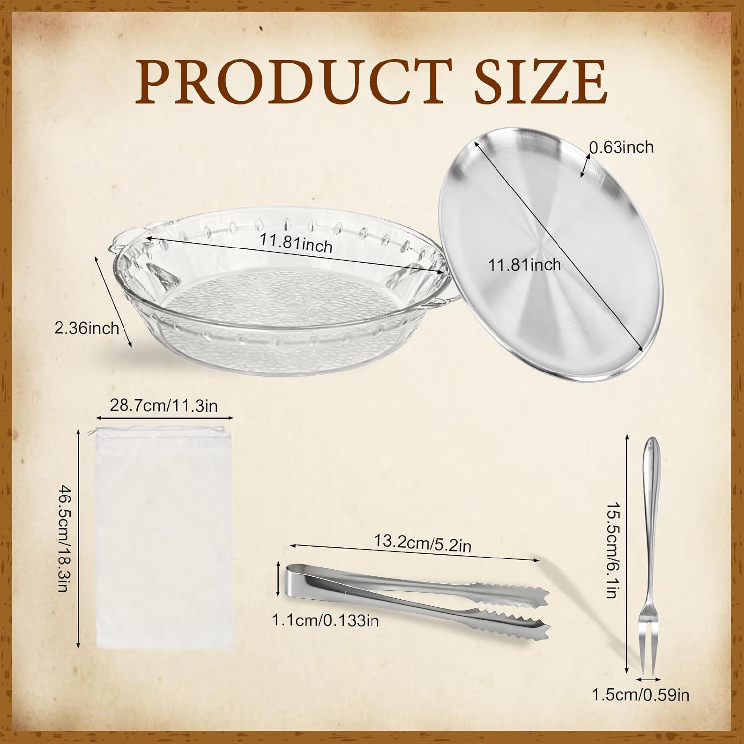 3 Set 11.8 Inch Chilled Serving Tray with Compartments Party Ice Chilled Fruit Platter Charcuterie Serving Platter Seafood Dip Cold Dish for Parties Family Gatherings, Cookout