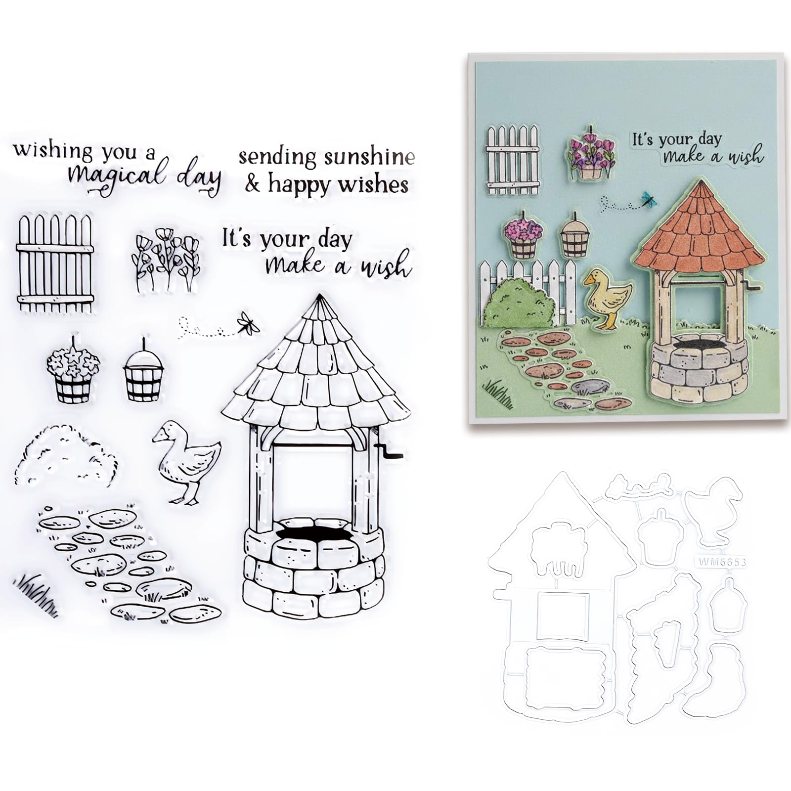 2025-2026 Stamps and Dies for Card Making, Stamps and Dies Set 2025 for Christmas and Halloween, Die Cut DIY Various Festivals Album Scrapbooking Birthdays Greeting Card (6648) — view 10