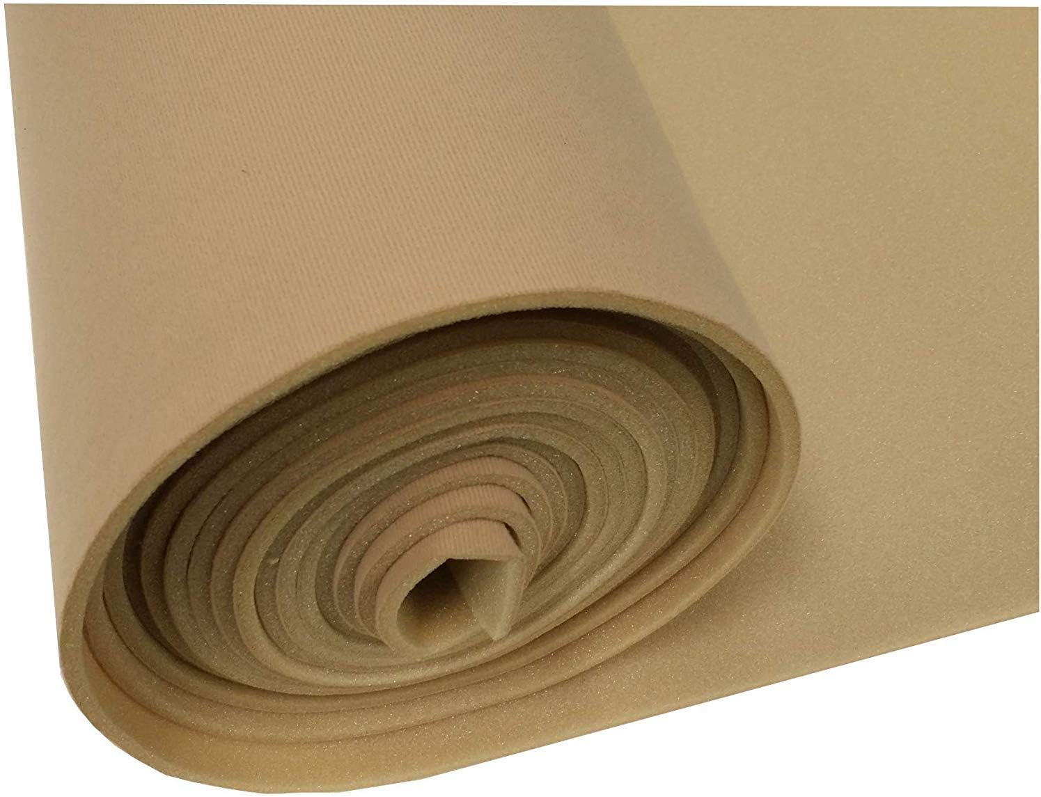 Light Tan Headliner 3/16 Foam Backed Fabric Material 60 Inches Wide by 72 Inches Long