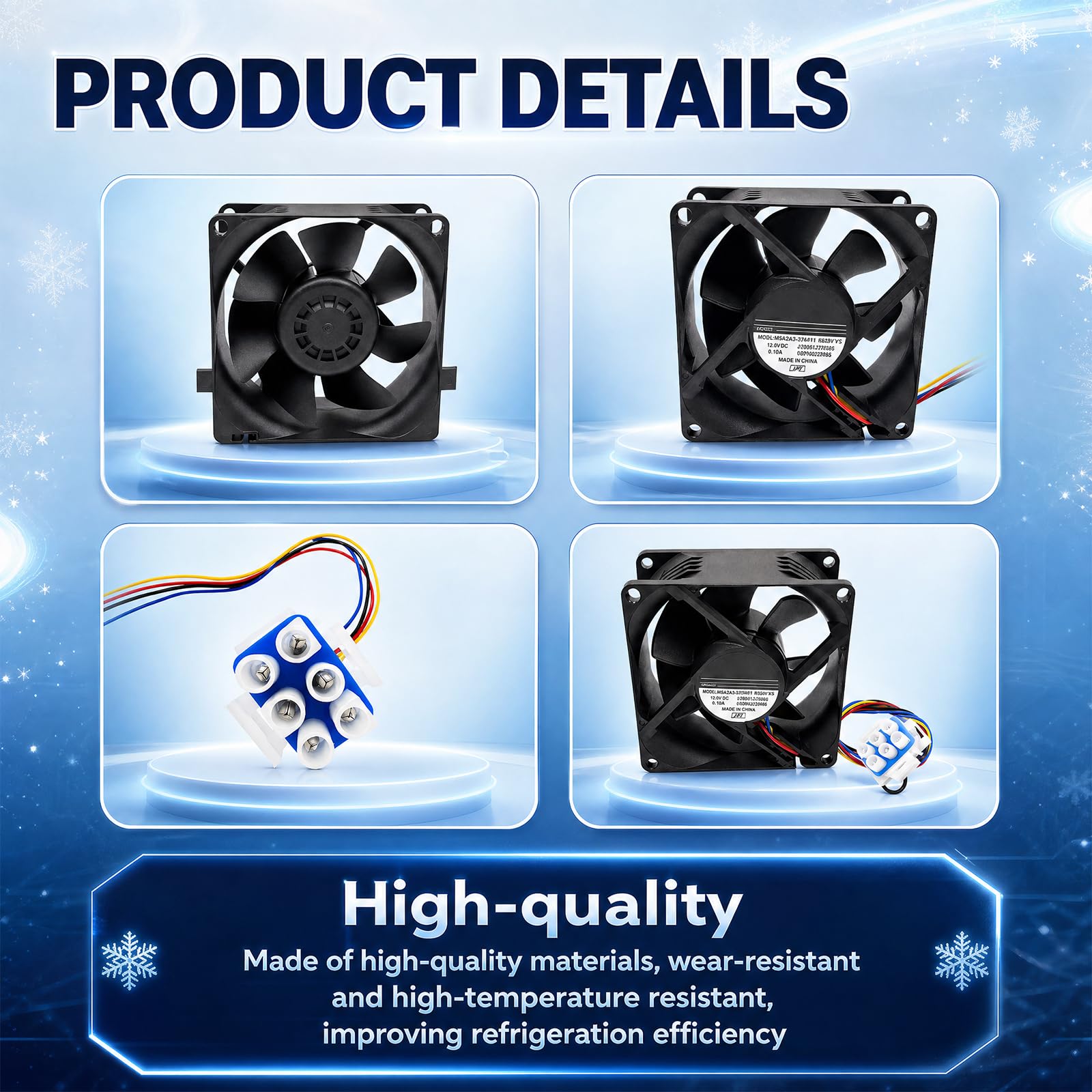 WR60X26866 - Motor de ventilador evaporador de refrigerador