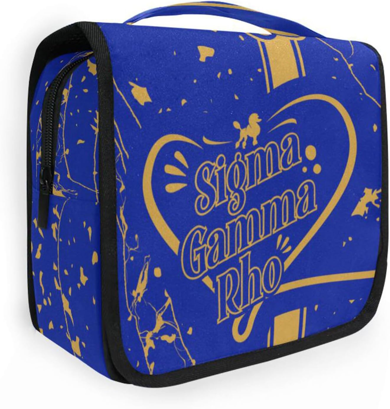 Sigma Gamma Rho Paraphernalia - Heart SGRHO - Official Vendor - Toiletry Hanging Bag -Travel Organizer
