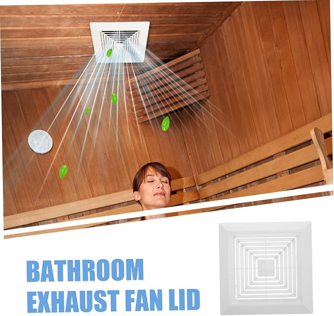 Cubierta magnética para ventilador de baño miniatura 7