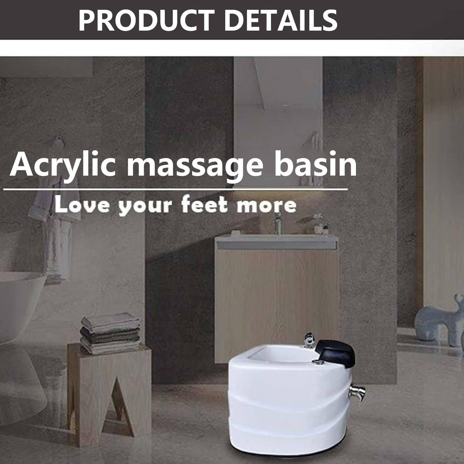 Pediluvio Idromassaggio,Vasca Pedicure Spa per Piedi,Vasca Bagno Portatile Pedicure Spa,Pediluvio Profondo Spa con Massaggio,per Casa E Il Salone A