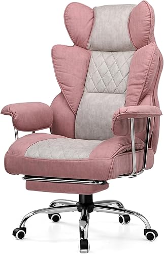 Vista 12 de GTRACING Silla para videojuegos, silla de oficina con soporte lumbar de resorte de bolsillo, ergonómica y cómoda silla de escritorio de oficina