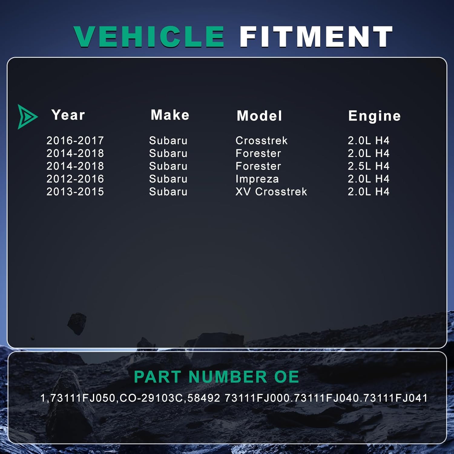CO-29103C AC Compressor with Clutch Compatible with Subaru Forester 2014-2018, Impreza 2012-2016 2.0L, Crosstrek 2016-2017, XV Crosstrek 2013-2015, Air conditioner Compressor,only GAS