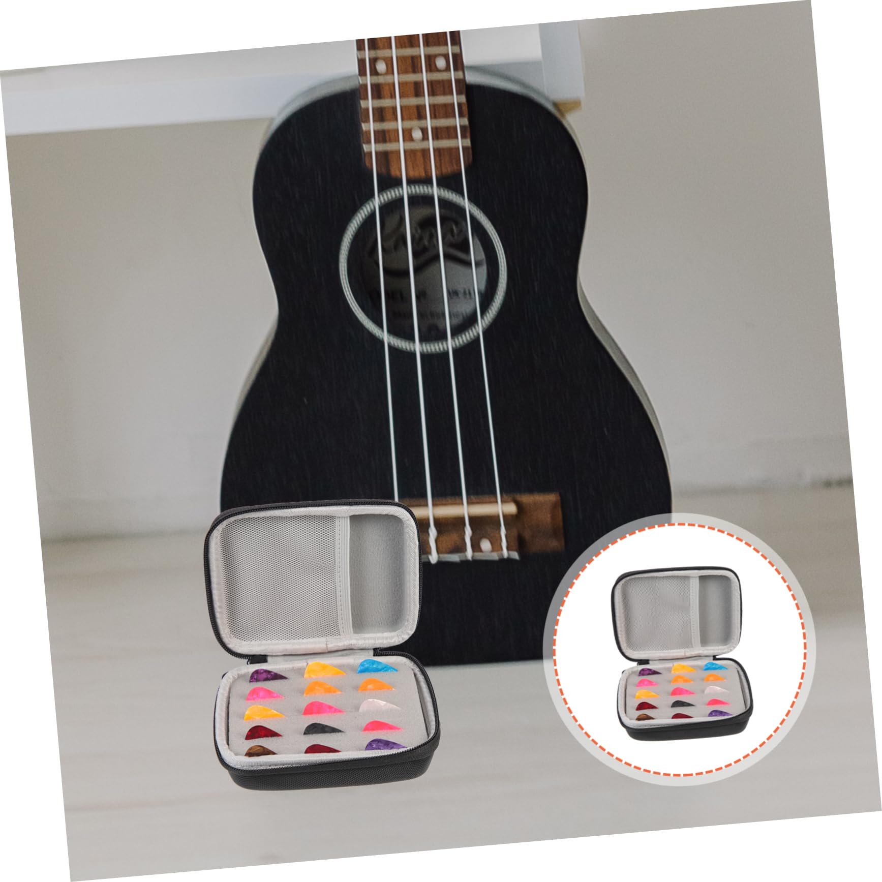 ifundom 3sätze Vielseitiger Gitarren-picks Mit Aufbewahrungsbox Und Zufälligen Plectrums Ergonomisches Design Für Optimalen Halt Und Schutz Der Finger Beim Spielen