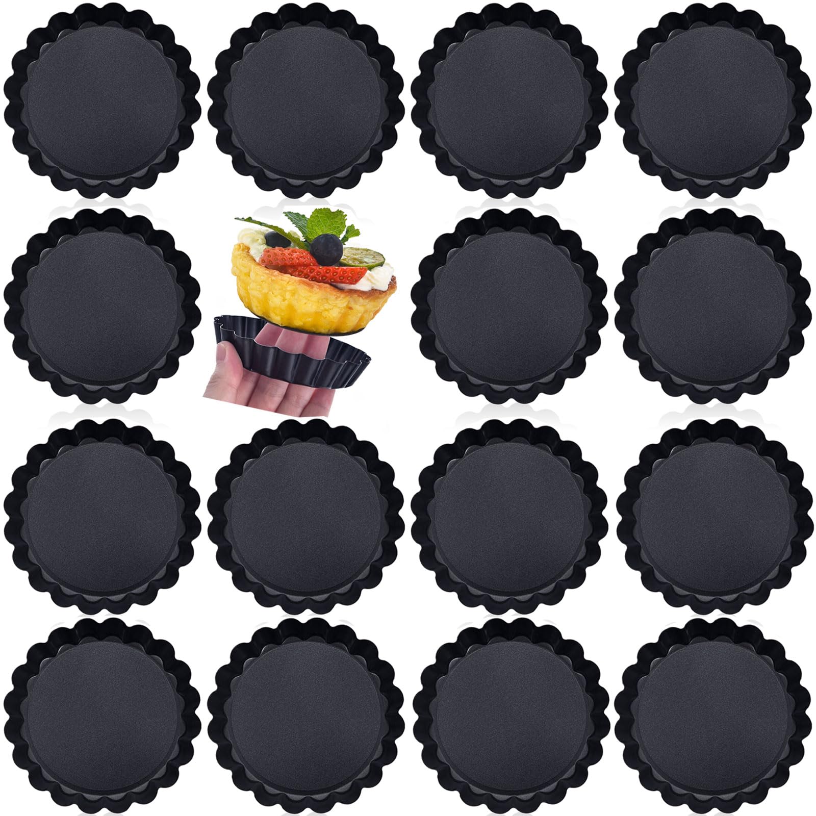 DATANYA 9 Inch Tart Pan - Non-Stick, Removable Bottom -15 DATANYA 9 Inch Tart Pan - Non-Stick, Removable Bottom -15
