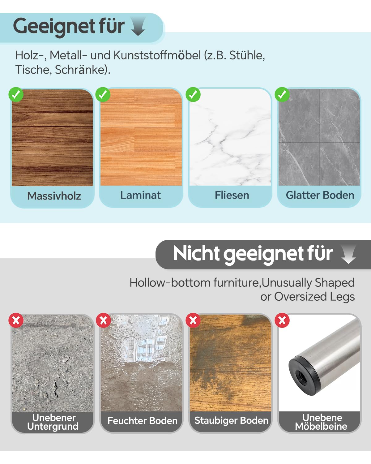 Podkładki filcowe samoprzylepne, czarne, 111 sztuk, grubość 5 mm (okrągłe i prostokątne), podkładki filcowe do krzeseł i ślizgaczy meblowych, ochrona przed zadrapaniami i tłumieniem hałasu