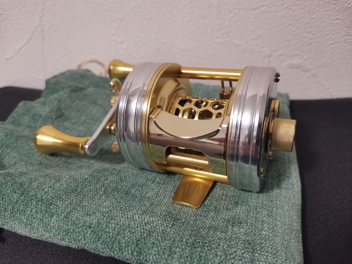 新品】丸型リール 左ハンドル ベイトフィネス 渓流 トラウト 丸型