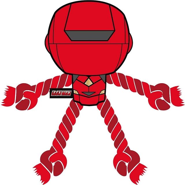 Foto 3 de 7 de Cerdá - For Fan Pets - Cuerda Dental Peluche de Iron Man - Licencia Oficial de Marvel®
