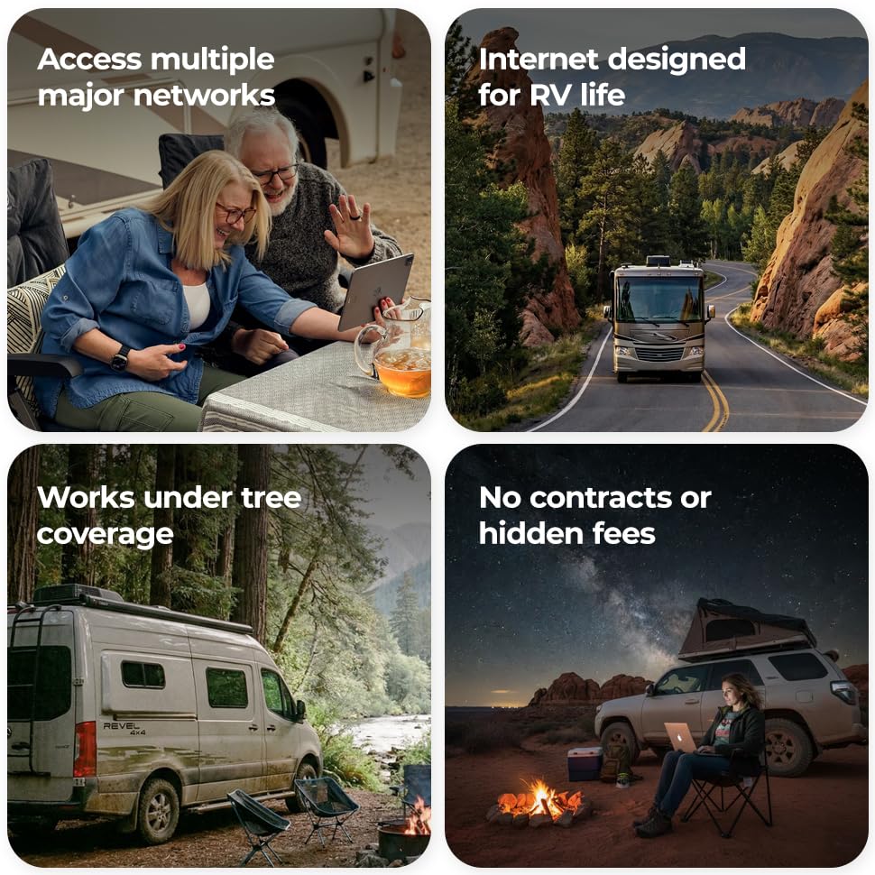 Image of New TravlFi JourneyGo 5G RV Wi-Fi Hotspot | Pay As You Go and No Contracts | RV Internet with Multiple Networks | Portable Internet for Travel, Motorhomes and Campers