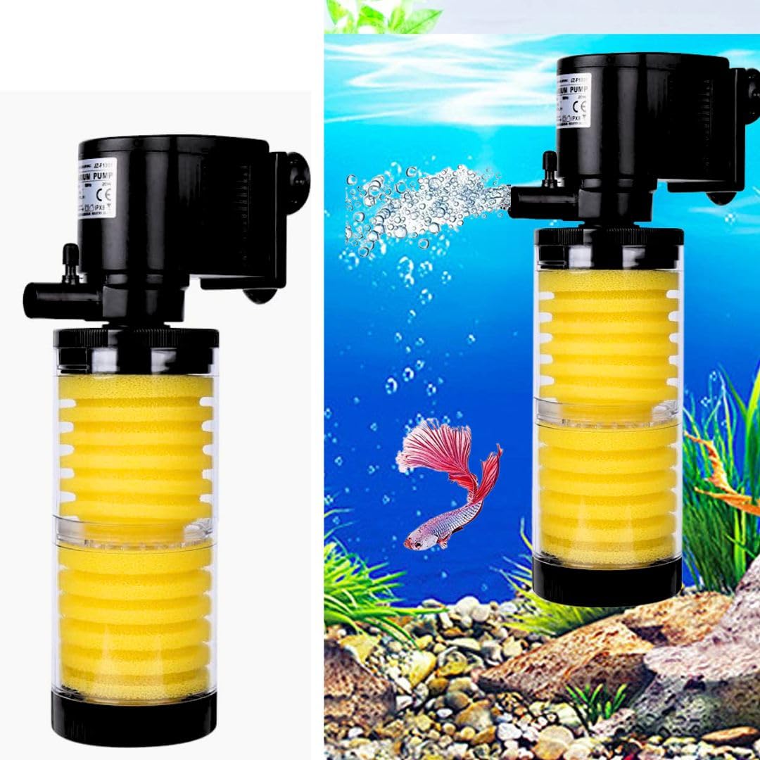 RS Electricals RS-3300D Liquid 2 Layer Sponge Filter | Suits Up to 2-3 Feet Fish Tank | Power : 30W | Output : 1800L/H (B0B6G47L5R) Amazon Price History, Amazon Price Tracker